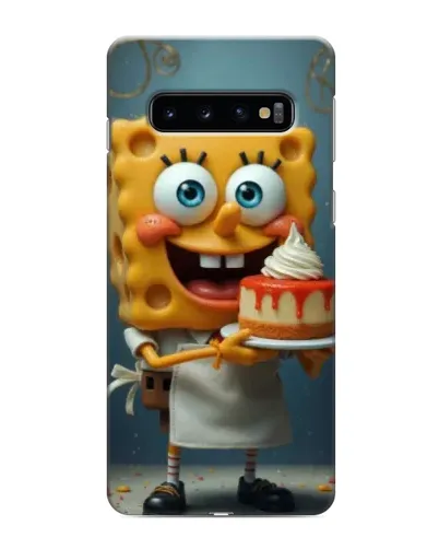 Чехол для Samsung Galaxy S10 с картинкой «Повар Спанч Боб»
