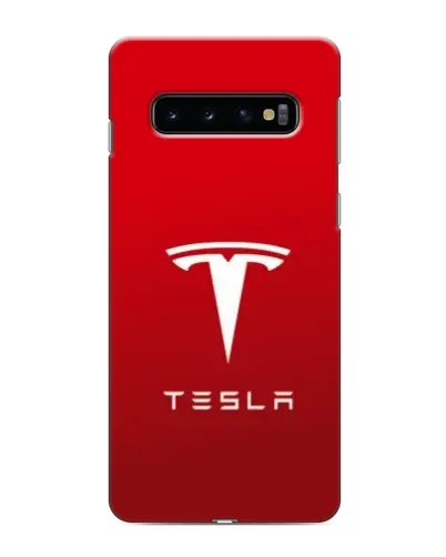 Чехол для Samsung Galaxy S10 с картинкой «Tesla Red Classic»