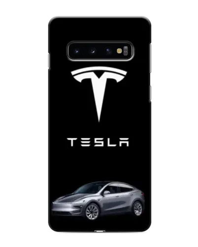 Чехол для Samsung Galaxy S10 с картинкой «Tesla Model Y»