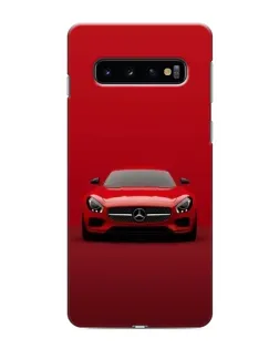Чехол для Samsung Galaxy S10 с картинкой «Красный Mercedes AMG»