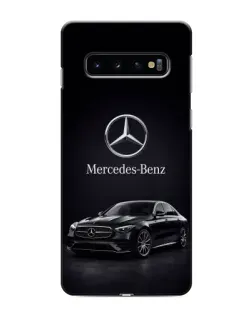 Чехол для Samsung Galaxy S10 с картинкой «Mercedes — решетка радиатора»