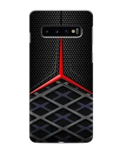 Чехол для Samsung Galaxy S10 с картинкой «Mercedes Carbon Grid»