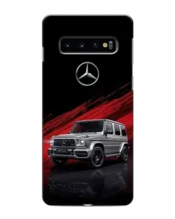 Чехол для Samsung Galaxy S10 с картинкой «Mercedes G-Class красный»