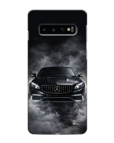 Чехол для Samsung Galaxy S10 с картинкой «Mercedes в дыму»