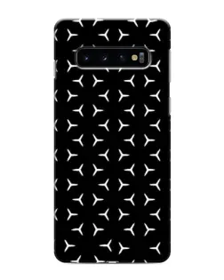 Чехол для Samsung Galaxy S10 с картинкой «Mercedes паттерн звезд»