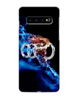 Чехол для Samsung Galaxy S10 с картинкой «Энергия лого Audi»