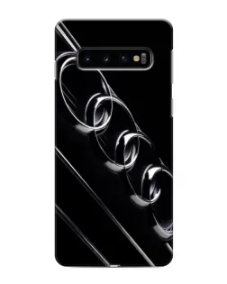 Чехол для Samsung Galaxy S10 с картинкой «Audi — абстрактные кольца»