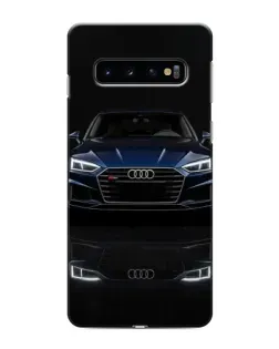 Чехол для Samsung Galaxy S10 с картинкой «Audi — ночное отражение»