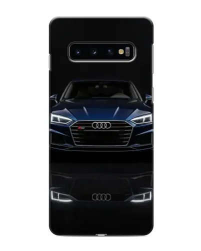 Чехол для Samsung Galaxy S10 с картинкой «Audi — ночное отражение» Чехол для Samsung Galaxy S10 с картинкой «Audi — ночное отражение»