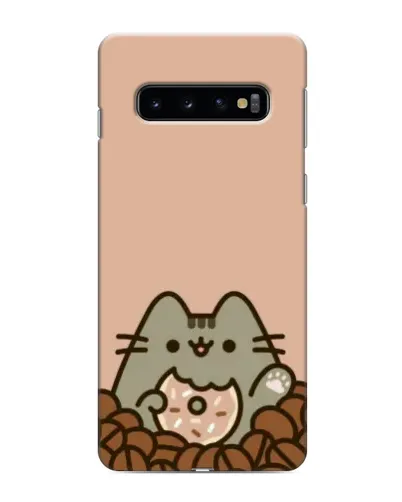 Чехол для Samsung Galaxy S10 с картинкой «Кофейный Пушин»