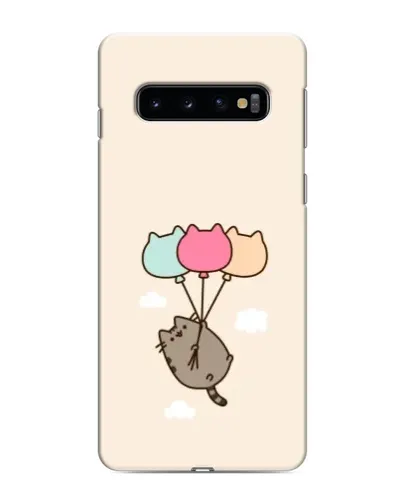 Чехол для Samsung Galaxy S10 с картинкой «Пушин на шариках»