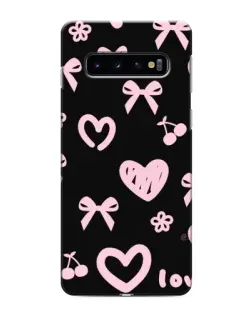 Чехол для Samsung Galaxy S10 с картинкой «Сатиновый бант»