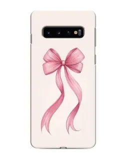 Чехол для Samsung Galaxy S10 с картинкой «Розовый бант»