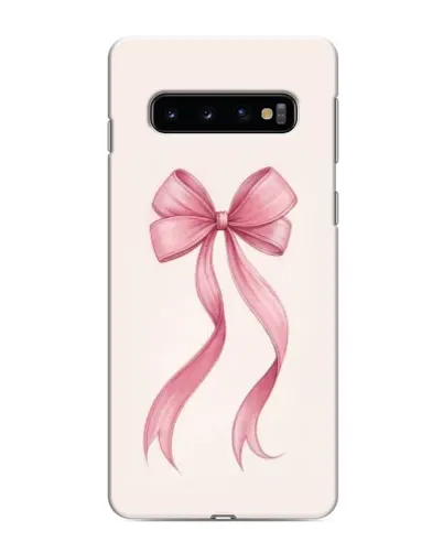 Чехол для Samsung Galaxy S10 с картинкой «Розовый бант»