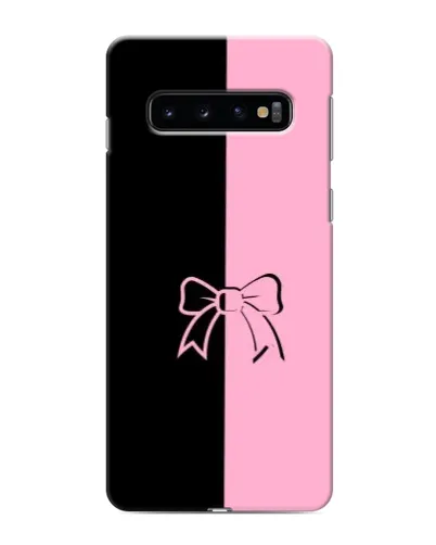 Чехол для Samsung Galaxy S10 с картинкой «Половинки банта»