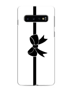 Чехол для Samsung Galaxy S10 с картинкой «Вертикальный бант»