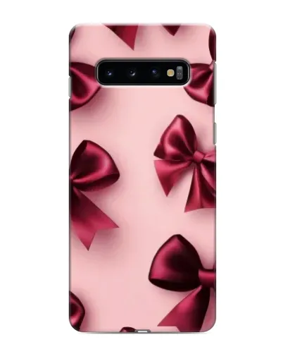 Чехол для Samsung Galaxy S10 с картинкой «Бордовый атлас»