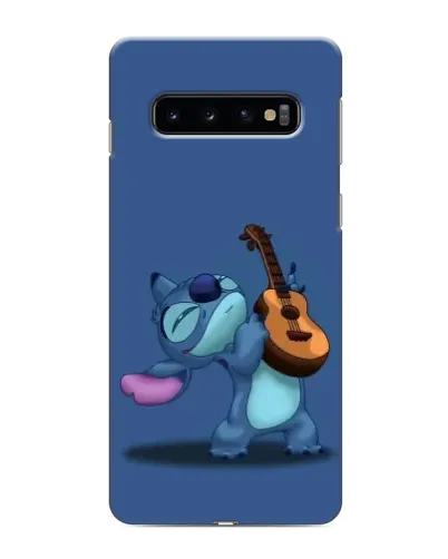 Чехол для Samsung Galaxy S10 с картинкой «Стич с укулеле»