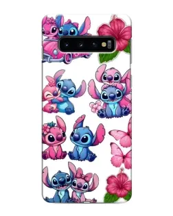 Чехол для Samsung Galaxy S10 с картинкой «Стикеры Stitch и Angel» Чехол для Samsung Galaxy S10 с картинкой «Стикеры Stitch и Angel»