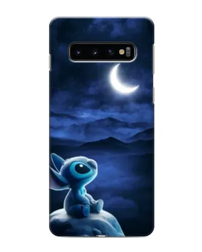 Чехол для Samsung Galaxy S10 с картинкой «Лунная ночь Стича»