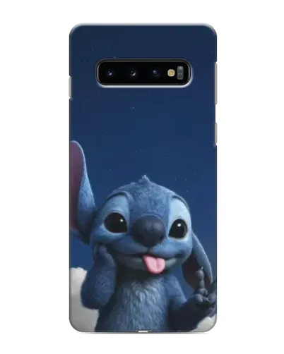 Чехол для Samsung Galaxy S10 с картинкой «Стич в облаках»