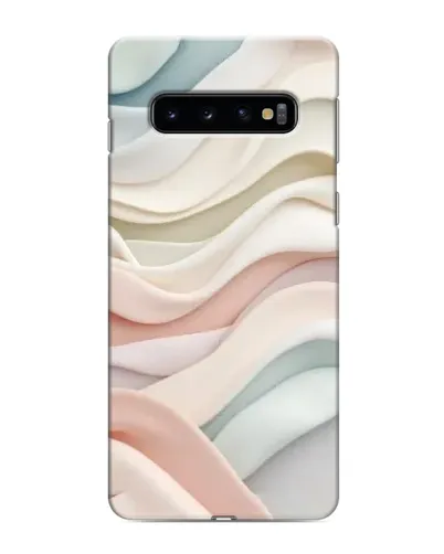 Чехол для Samsung Galaxy S10 с картинкой «Пастельные нежные волны»