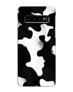 Чехол для Samsung Galaxy S10 с картинкой «Черно-белое пятно»