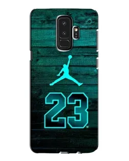 Чехол для Samsung Galaxy S9 Plus (G965) с картинкой «Jordan Cyan 23»