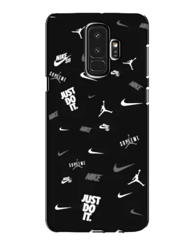 Чехол для Samsung Galaxy S9 Plus (G965) с картинкой «Nike Black Pattern» Чехол для Samsung Galaxy S9 Plus (G965) с картинкой «Nike Black Pattern»