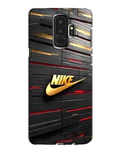 Чехол для Samsung Galaxy S9 Plus (G965) с картинкой «Золотой Nike на металле»