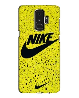 Чехол для Samsung Galaxy S9 Plus (G965) с картинкой «Желтый текстурный Nike»