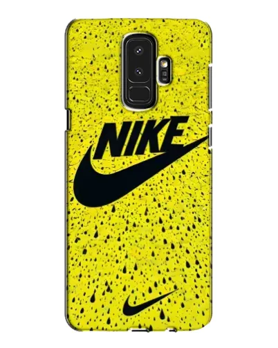 Чехол для Samsung Galaxy S9 Plus (G965) с картинкой «Желтый текстурный Nike»