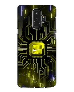 Чехол для Samsung Galaxy S9 Plus (G965) с картинкой «Nike — золотая искра»