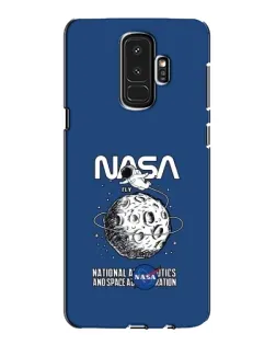 Чехол для Samsung Galaxy S9 Plus (G965) с картинкой «NASA — лунная миссия»