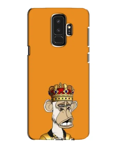 Чехол для Samsung Galaxy S9 Plus (G965) с картинкой «Золотая обезьяна Bored Ape» Чехол для Samsung Galaxy S9 Plus (G965) с картинкой «Золотая обезьяна Bored Ape»