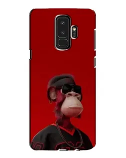 Чехол для Samsung Galaxy S9 Plus (G965) с картинкой «Bored Ape в красном» Чехол для Samsung Galaxy S9 Plus (G965) с картинкой «Bored Ape в красном»