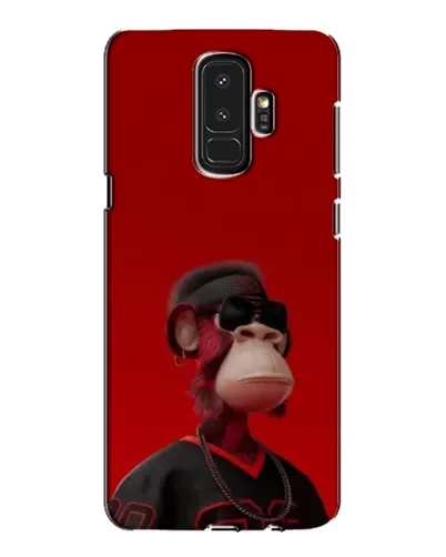 Чехол для Samsung Galaxy S9 Plus (G965) с картинкой «Bored Ape в красном» Чехол для Samsung Galaxy S9 Plus (G965) с картинкой «Bored Ape в красном»