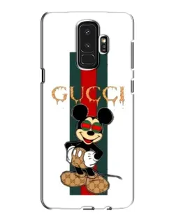 Чехол для Samsung Galaxy S9 Plus (G965) с картинкой «Микки Маус Gucci — полосы»