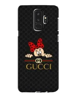 Чехол для Samsung Galaxy S9 Plus (G965) с картинкой «Минни Маус Gucci — черный»