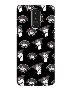 Чохол для Samsung Galaxy S9 Plus (G965) з картинкою «Чорний паттерн Kuromi»