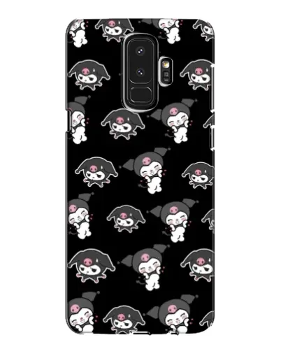 Чехол для Samsung Galaxy S9 Plus (G965) с картинкой «Черный паттерн Kuromi»