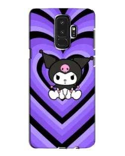 Чохол для Samsung Galaxy S9 Plus (G965) з картинкою «Kuromi та фіолетові серця»