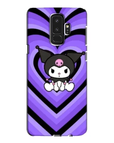 Чехол для Samsung Galaxy S9 Plus (G965) с картинкой «Kuromi и фиолетовые сердца»