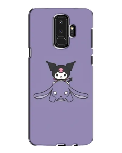 Чехол для Samsung Galaxy S9 Plus (G965) с картинкой «Kuromi на лиловом фоне»