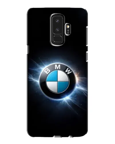 Чехол для Samsung Galaxy S9 Plus (G965) с картинкой «BMW — неоновое сияние»