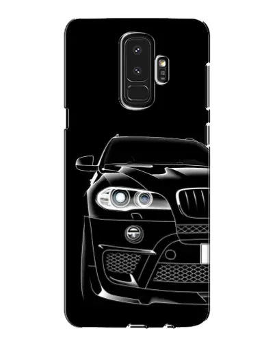 Чехол для Samsung Galaxy S9 Plus (G965) с картинкой «Темный силуэт BMW»