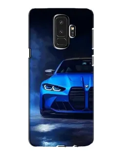 Чехол для Samsung Galaxy S9 Plus (G965) с картинкой «Голубая BMW M4»
