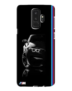 Чехол для Samsung Galaxy S9 Plus (G965) с картинкой «Силуэт BMW в темноте»