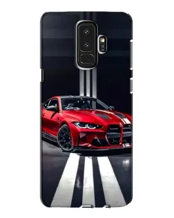 Чехол для Samsung Galaxy S9 Plus (G965) с картинкой «Красная BMW на дороге»
