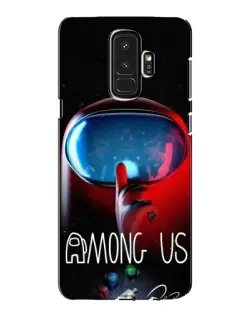 Чехол для Samsung Galaxy S9 Plus (G965) с картинкой «Красный импостер — макро»